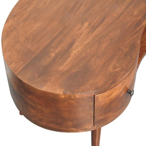 Large Wave Coffee Table | Chestnut Finish | Sculptural Living Room Design
