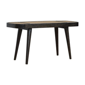 Larissa Carbon Black Bench | Dark Statement Finish | Hallway & Bedroom Seating