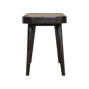 Larissa Carbon Black Bench | Dark Statement Finish | Hallway & Bedroom Seating
