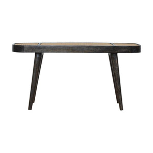 Larissa Carbon Black Bench | Dark Statement Finish | Hallway & Bedroom Seating