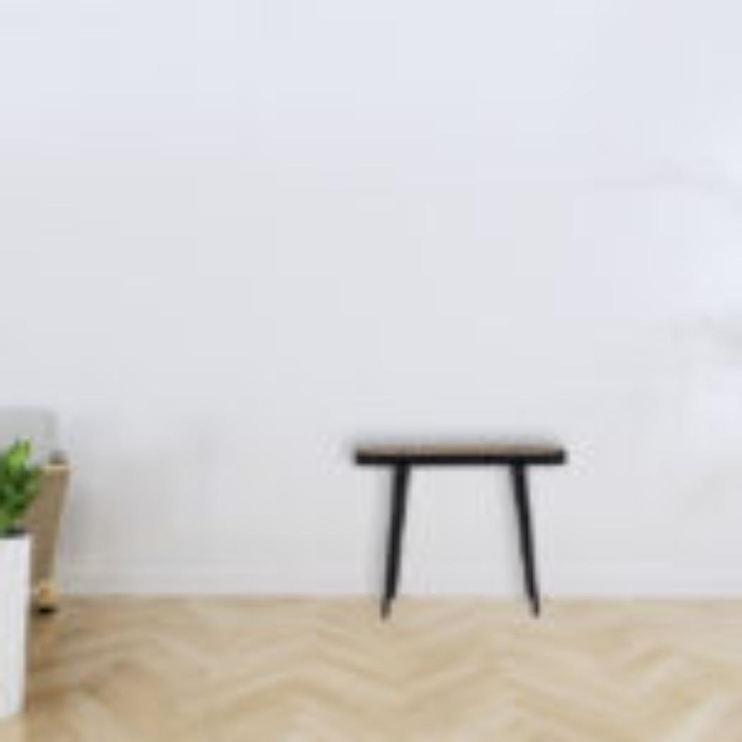 Larissa Console Table | Solid Mango Wood | Carbon Black Finish | Hallway Furniture