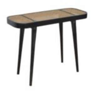 Larissa Console Table | Solid Mango Wood | Carbon Black Finish | Hallway Furniture