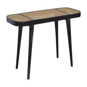Larissa Console Table | Solid Mango Wood | Carbon Black Finish | Hallway Furniture