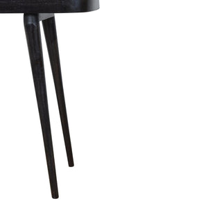 Larissa Console Table | Solid Mango Wood | Carbon Black Finish | Hallway Furniture