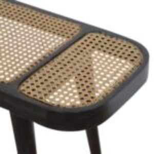 Larissa Console Table | Solid Mango Wood | Carbon Black Finish | Hallway Furniture