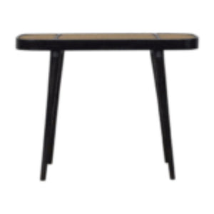 Larissa Console Table | Solid Mango Wood | Carbon Black Finish | Hallway Furniture