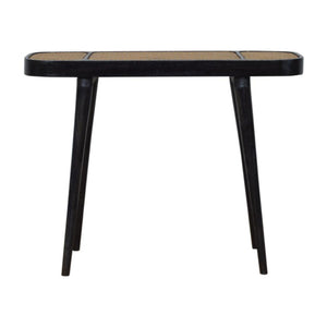 Larissa Console Table | Solid Mango Wood | Carbon Black Finish | Hallway Furniture