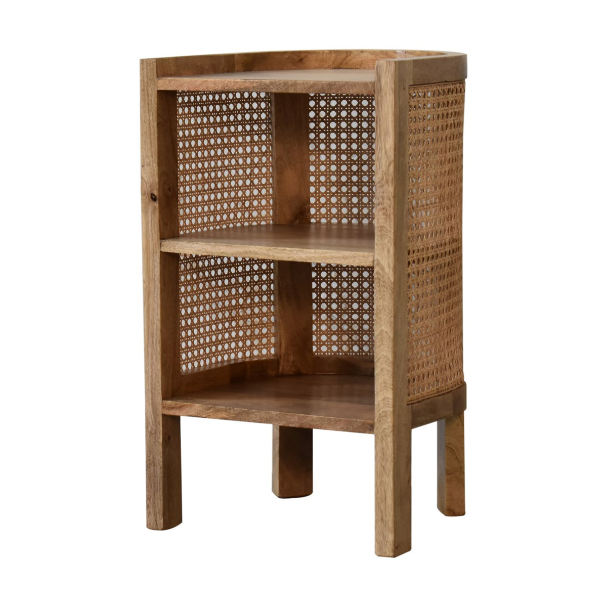 Larissa Mini Open Bedside | Accessible Shelf | Compact Bedroom Table