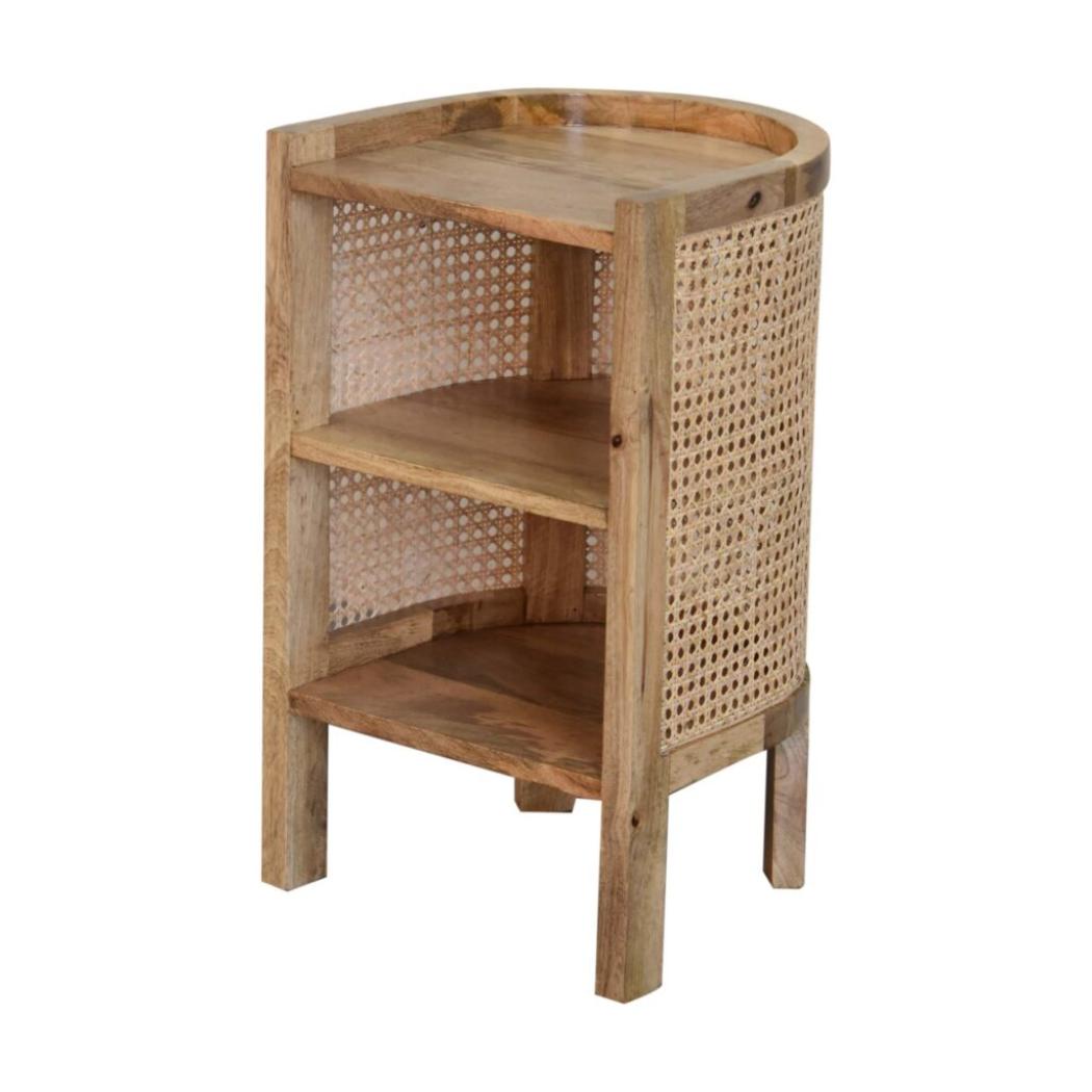 Larissa Mini Open Bedside | Accessible Shelf | Compact Bedroom Table