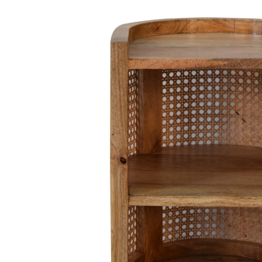 Larissa Mini Open Bedside | Accessible Shelf | Compact Bedroom Table