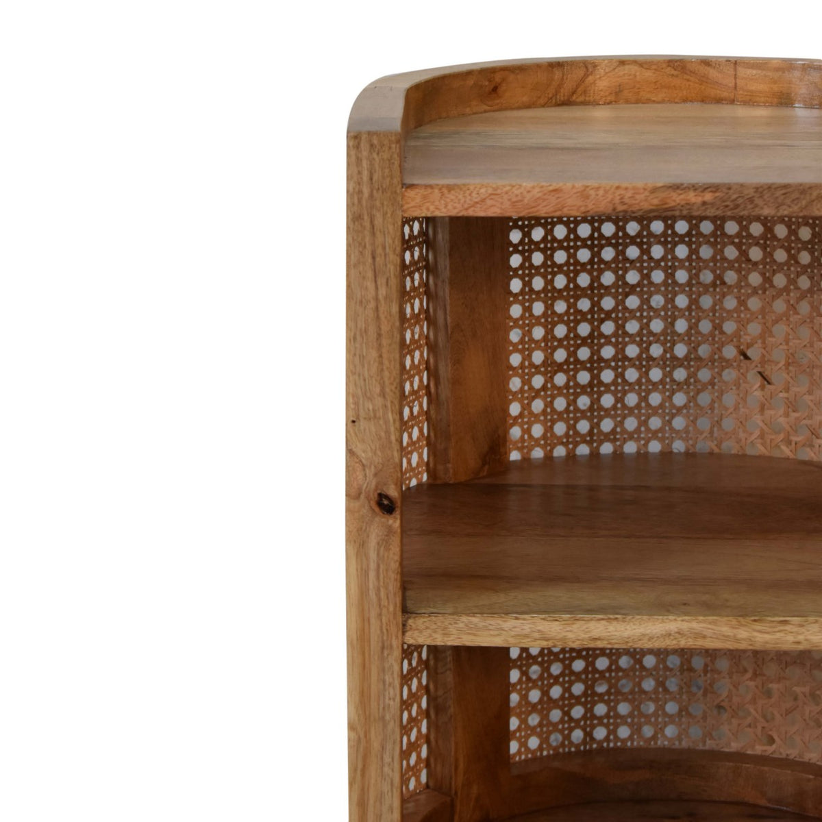 Larissa Mini Open Bedside | Accessible Shelf | Compact Bedroom Table