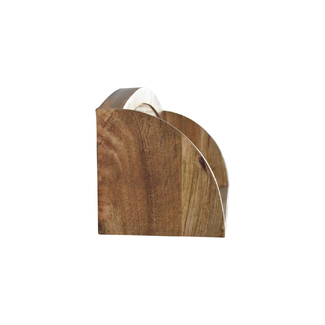 Larissa Rattan Wall-Mounted Shelf | Solid Mango Wood | Oak Finish | Open Display Shelf