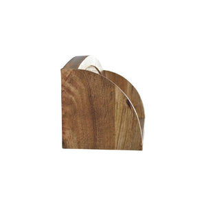 Larissa Rattan Wall-Mounted Shelf | Solid Mango Wood | Oak Finish | Open Display Shelf