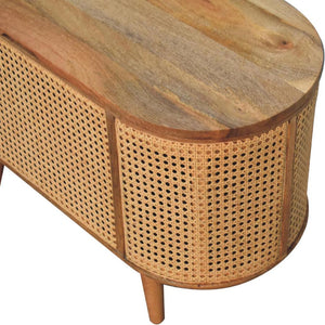 Larissa Rounded-Lid Blanket Box | Bedroom Storage Chest | Soft Curved Design