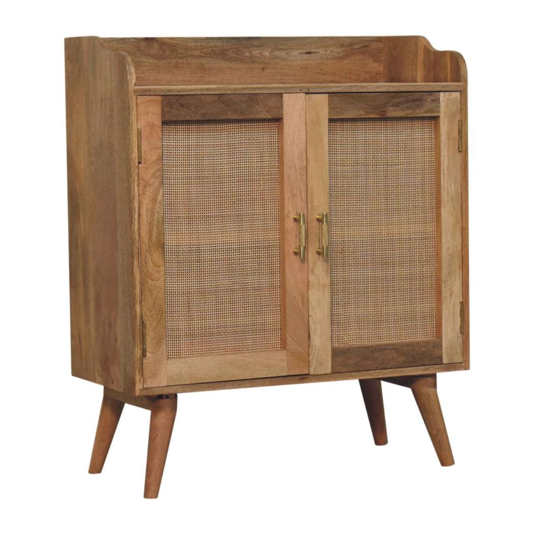 Larissa T-Bar Raised Cabinet | Elevated Storage | Sculptural Design