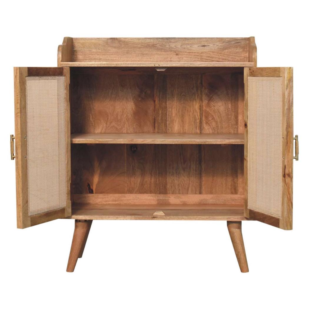 Larissa T-Bar Raised Cabinet | Elevated Storage | Sculptural Design