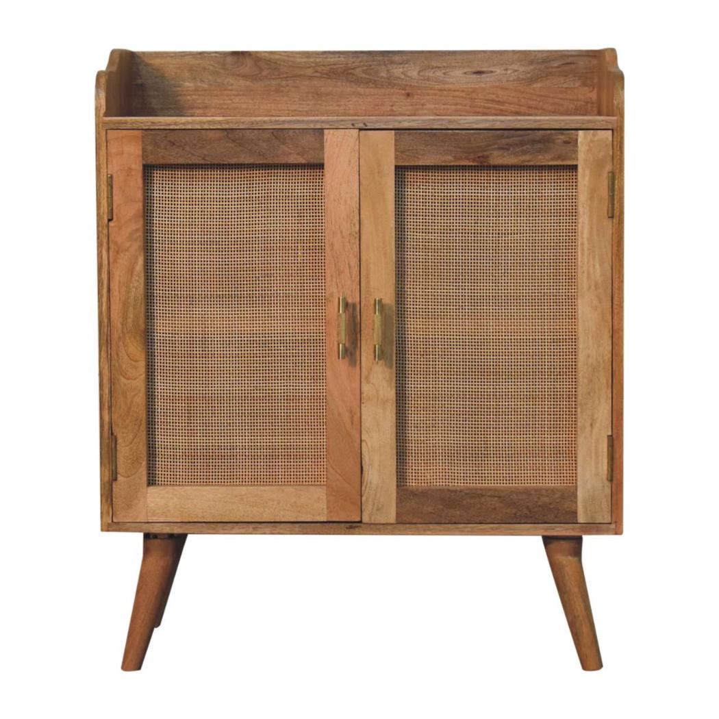 Larissa T-Bar Raised Cabinet | Elevated Storage | Sculptural Design