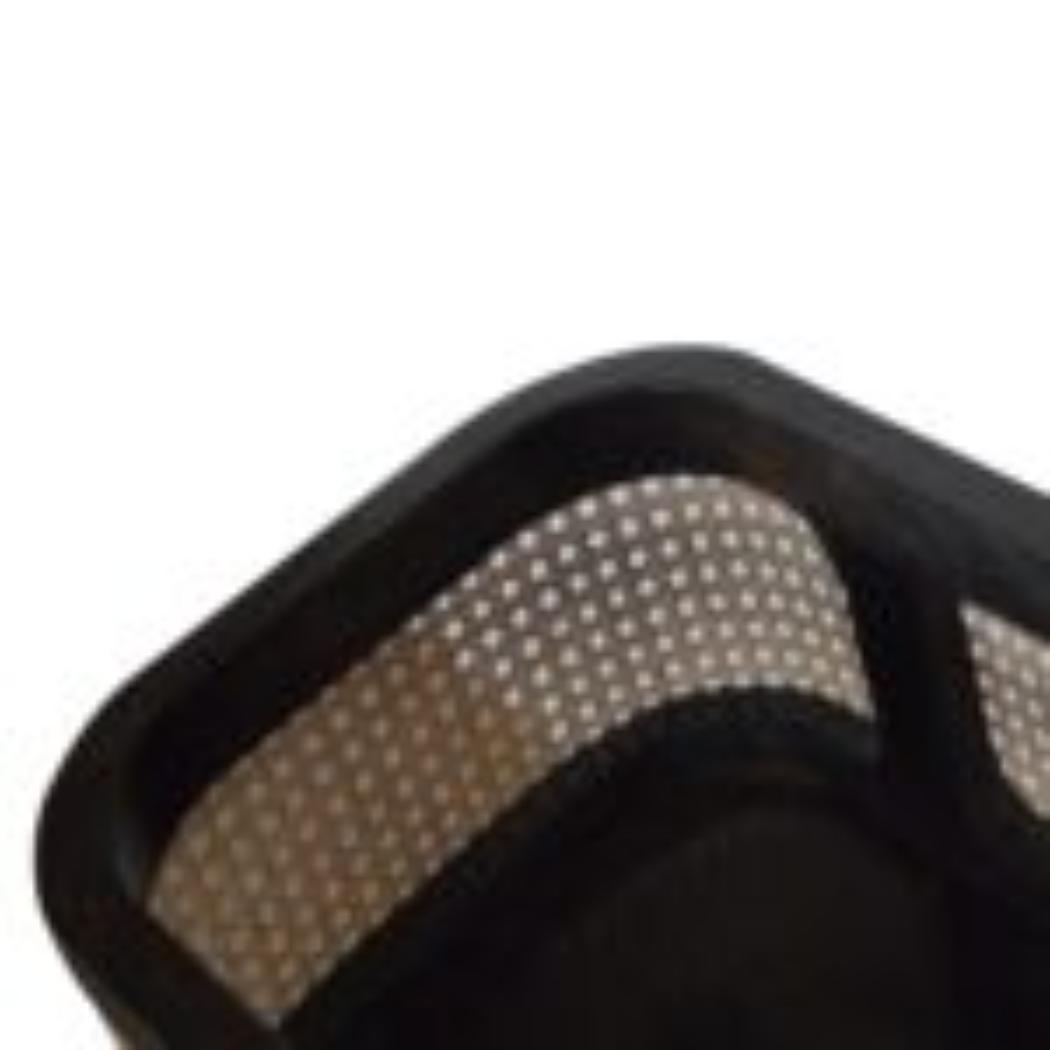 Larissa Tray Table | Solid Mango Wood | Carbon Black Finish | Removable Top Design