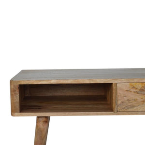 Leaf Embossed Writing Desk | Botanical Detail | Home Office & Study Table
