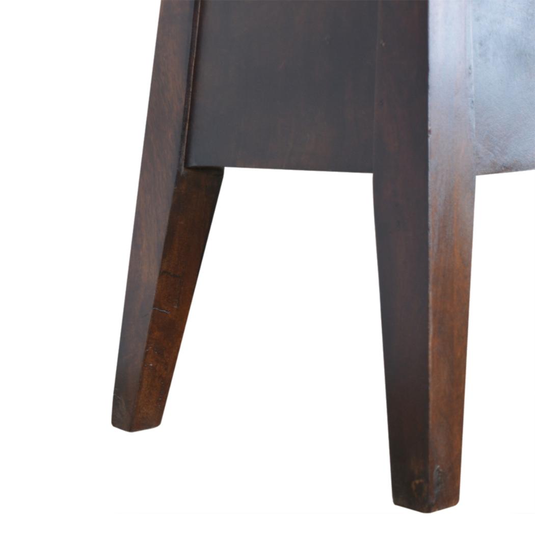 Lift-Up Storage Bench | Solid Mango Wood | Chestnut Finish | Hallway & Bedroom
