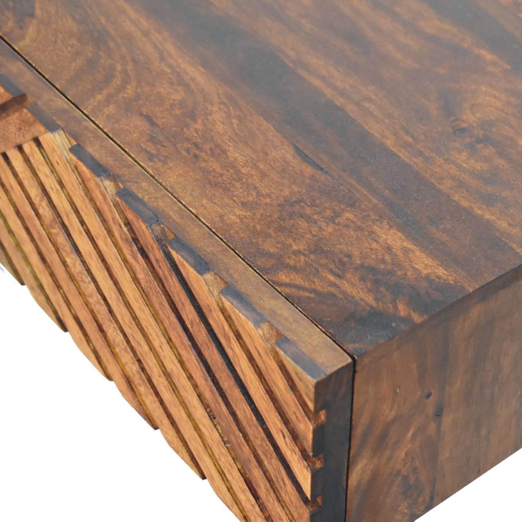 Lille Console Table | Chestnut Finish | Slim Hallway Design