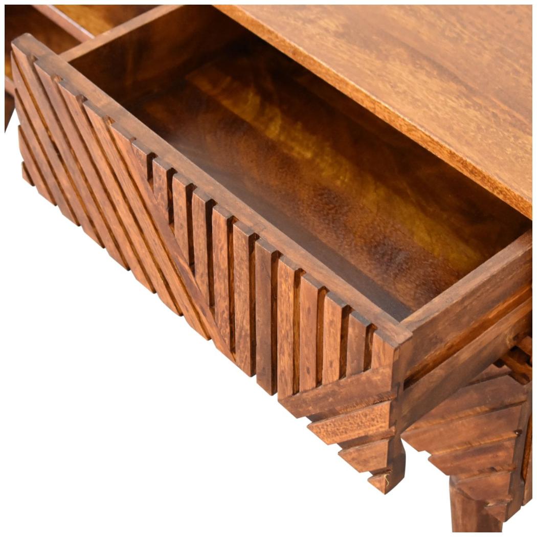 Lille Geo Media Unit | Geometric Front | Contemporary TV Cabinet