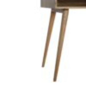 Lille Writing Desk | Solid Mango Wood | Natural Finish | Compact Home Office Table