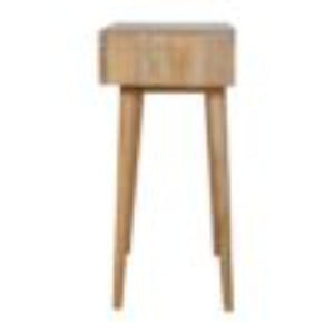 Lille Writing Desk | Solid Mango Wood | Natural Finish | Compact Home Office Table