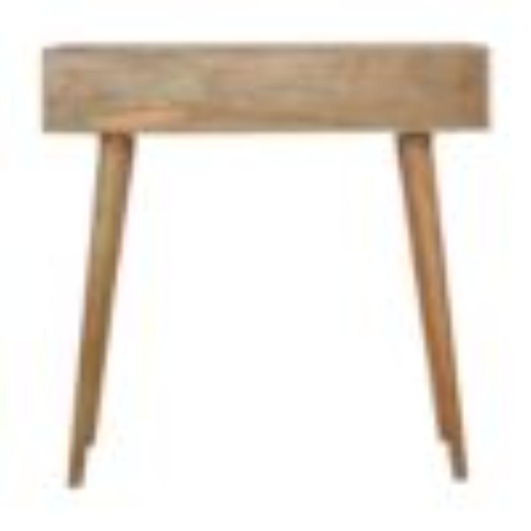 Lille Writing Desk | Solid Mango Wood | Natural Finish | Compact Home Office Table
