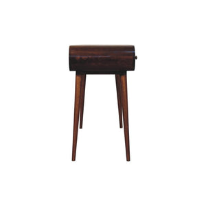 London Arch Writing Desk | Chestnut Finish | Curved Workspace Design