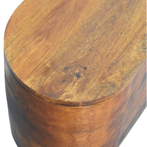 Loren Storage Box | Compact Home Organisation | Chestnut Finish