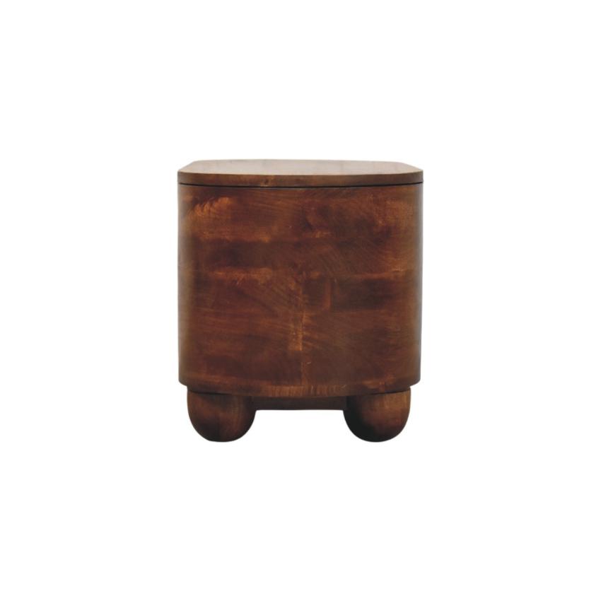 Loren Storage Box | Compact Home Organisation | Chestnut Finish