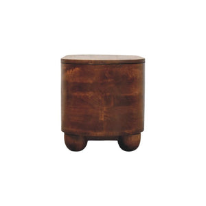 Loren Storage Box | Compact Home Organisation | Chestnut Finish