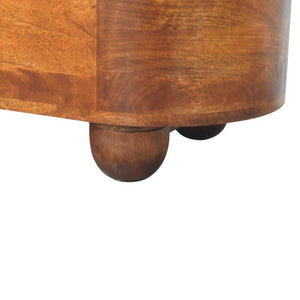 Loren Storage Box | Compact Home Organisation | Chestnut Finish