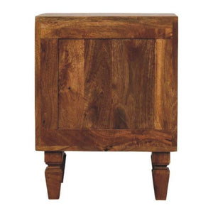 Louvre Bedside Unit | Wooden Bedside Table | Natural Bedroom Storage