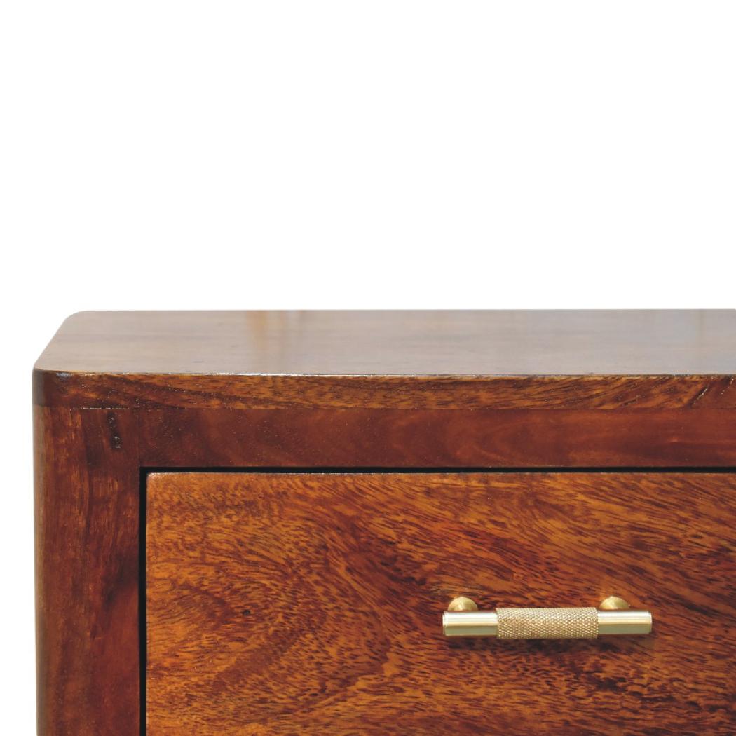 Luca Bedside Table | Compact Bedroom Storage | Contemporary Nightstand