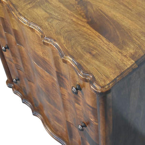 Lume 3 Drawer Chest | Roasted Timber Chest of Drawers