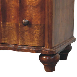 Lume 3 Drawer Chest | Roasted Timber Chest of Drawers