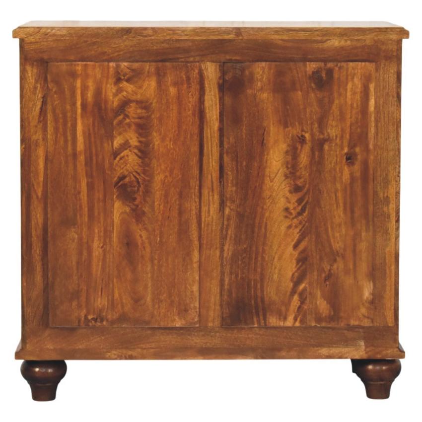Lume 3 Drawer Chest | Roasted Timber Chest of Drawers