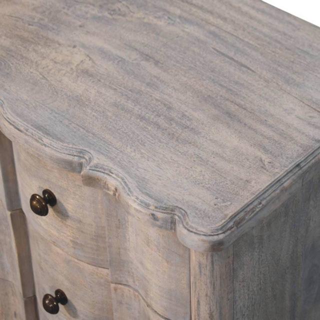 Lume Washed Bedside Table | Light Timber Nightstand | Relaxed Bedroom Storage