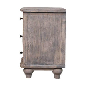 Lume Washed Bedside Table | Light Timber Nightstand | Relaxed Bedroom Storage