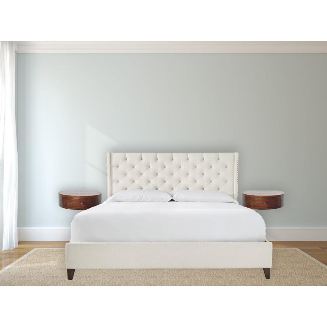 Lunar Floating Bedside Table | 1 Drawer | Wall-Mounted Compact Nightstand