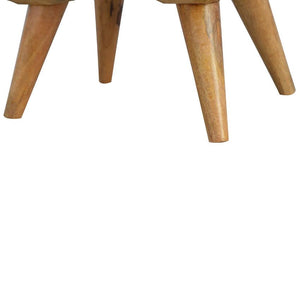 Mango Wood Multi-Drawer Bedside Table | 4 Drawers | Nordic Legs