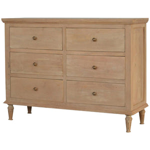 Mango Wood Chest of Drawers | Natural Timber | Bedroom Storage