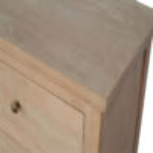 Mango Wood Chest of Drawers | Natural Timber | Bedroom Storage