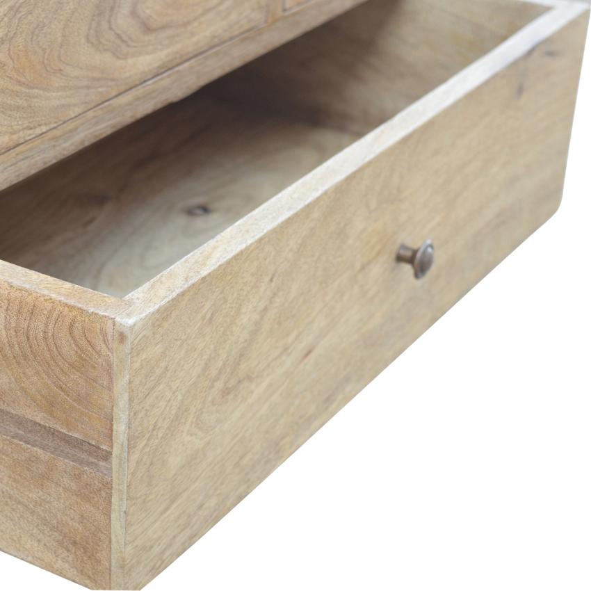 Solid Mango Wood Storage Cabinet | 7 Drawers | 2 Door Cupboards