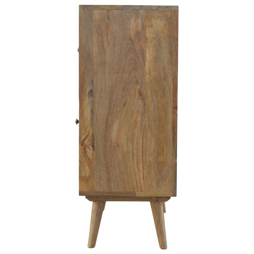 Solid Mango Wood Storage Cabinet | 7 Drawers | 2 Door Cupboards