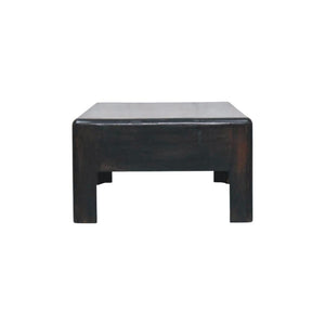 Marlow Block Coffee Table | Solid Mango Wood | Low-Profile Design | Velvet Mocha Finish