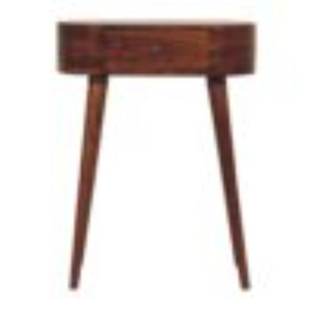 Mini Albion Console Table | Chestnut Finish | Compact Hallway Design