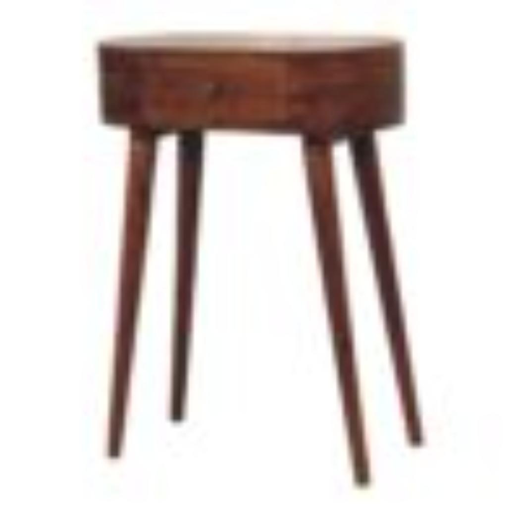 Mini Albion Console Table | Chestnut Finish | Compact Hallway Design